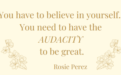 How audacious of me!